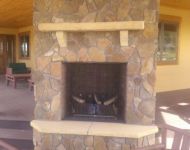 Outdoor Gas Fireplace -Patio