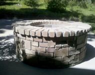 Outdoor Firepit - Construction 1