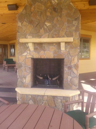 Outdoor Gas Fireplace -Patio